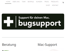 Tablet Screenshot of bugsupport.de